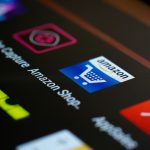 amazon app icon displayed on a smartphone screen